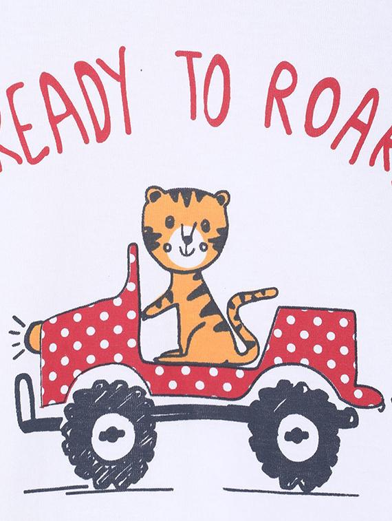 kids round neck printed t-shirt - 21189007 - Standard Image - 2