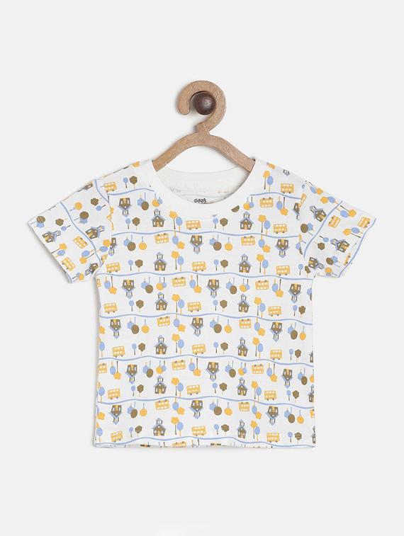 kids round neck combos t-shirts - 21189055 - Standard Image - 2