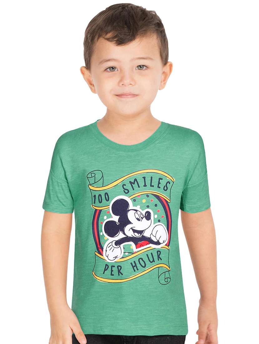kids round neck printed t-shirt - 21189067 - Standard Image - 2