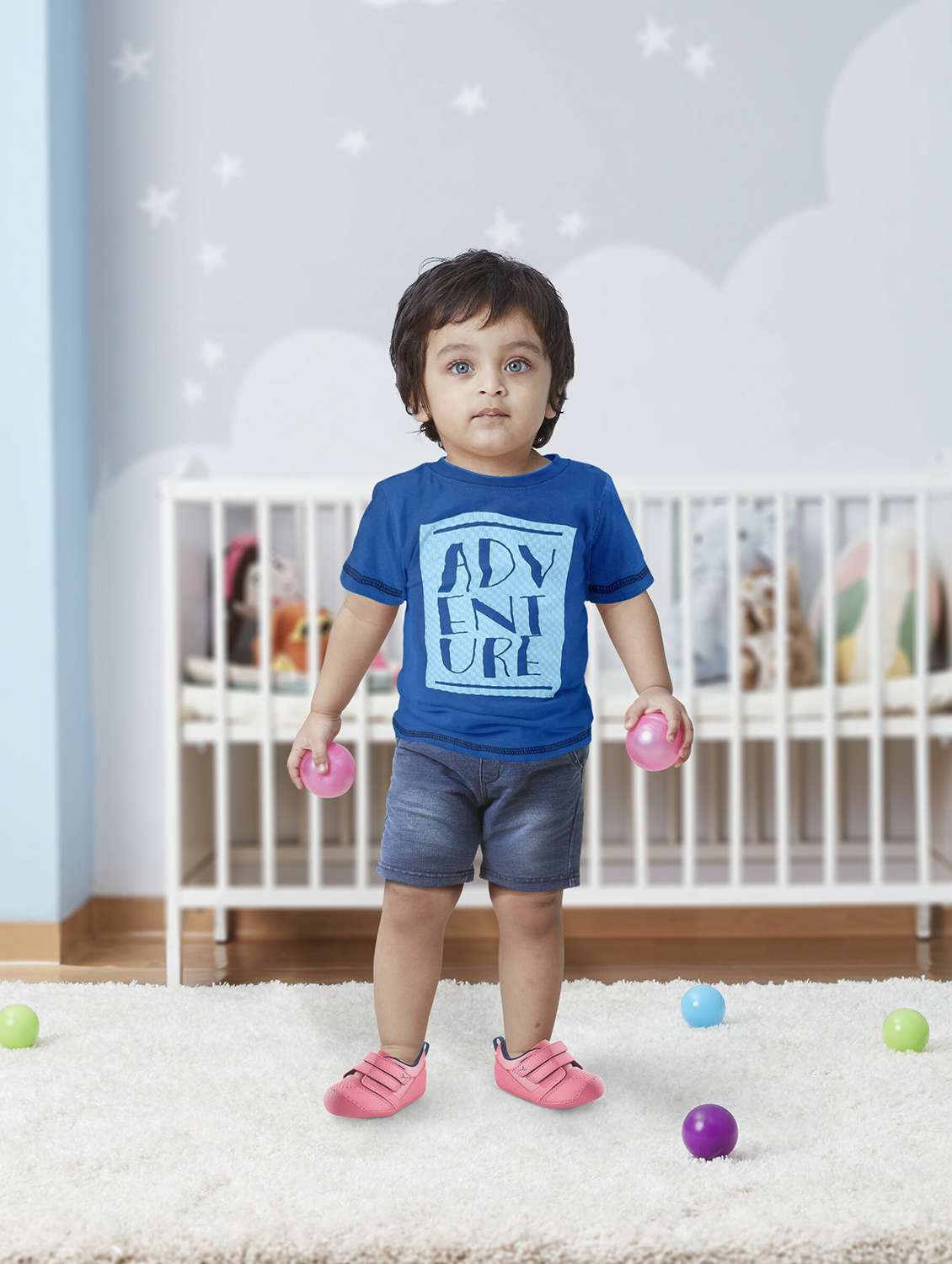 blue cotton blend t-shirt - 21189261 - Standard Image - 2