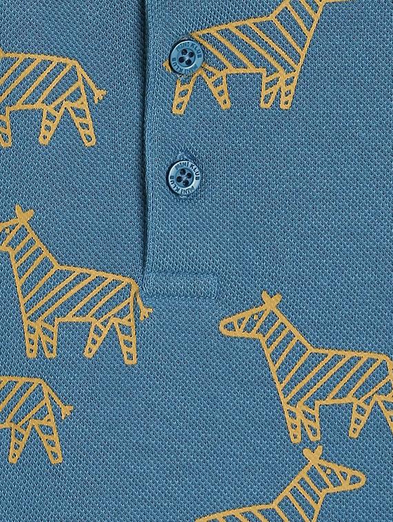 kids polo neck printed t-shirt - 21190020 - Standard Image - 2