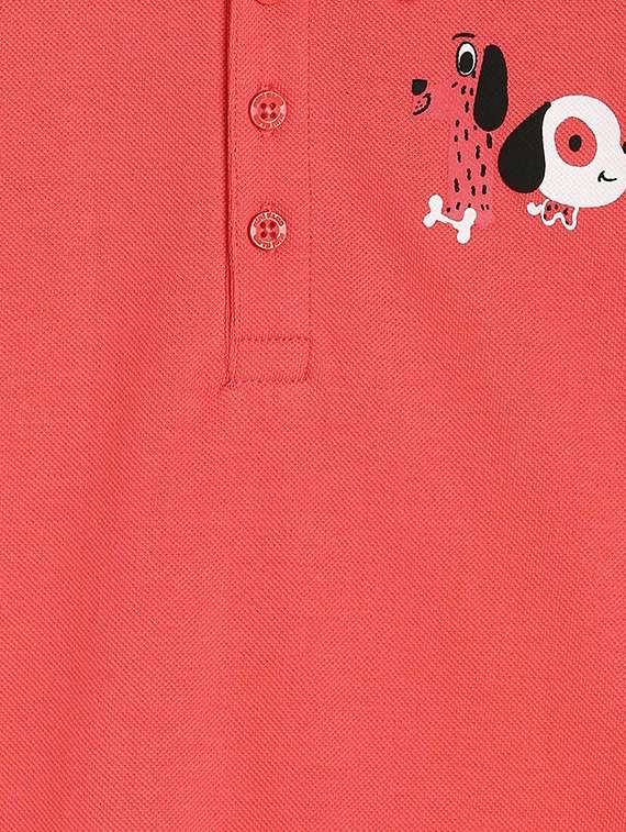 kids polo neck solids t-shirt - 21190127 - Standard Image - 2