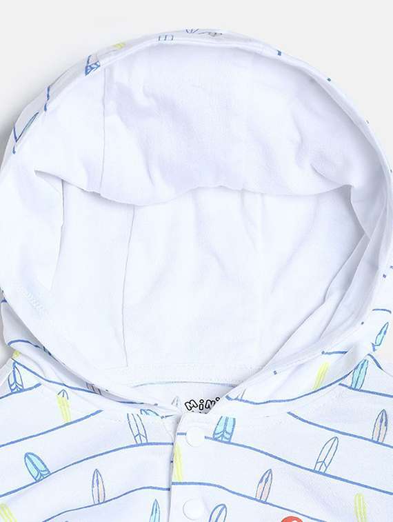 boy's hooded neck printed t-shirt - 21190193 -  Standard Image - 2