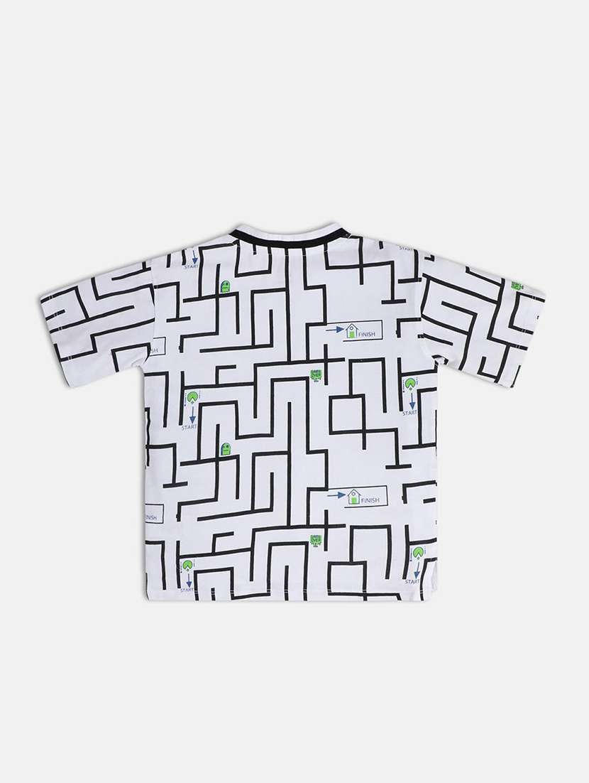 boy's round neck printed t-shirt - 21190211 -  Standard Image - 2