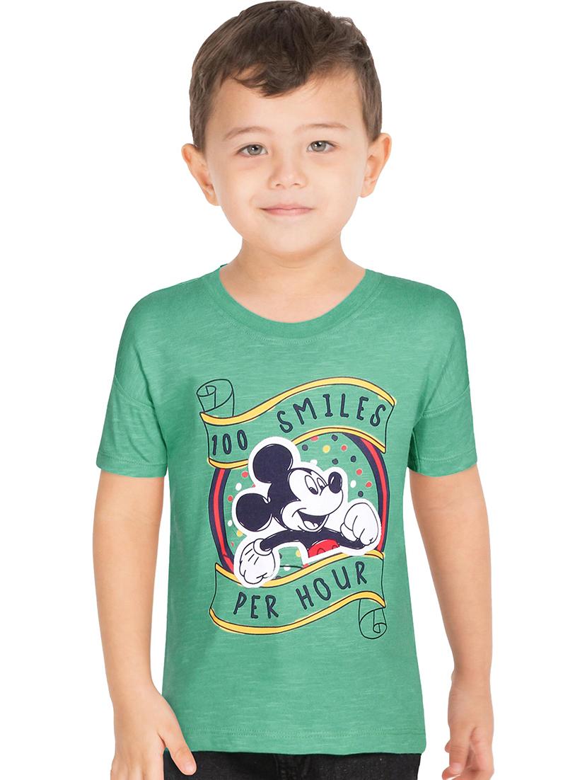 boy's round neck printed t-shirt - 21190383 - Standard Image - 2