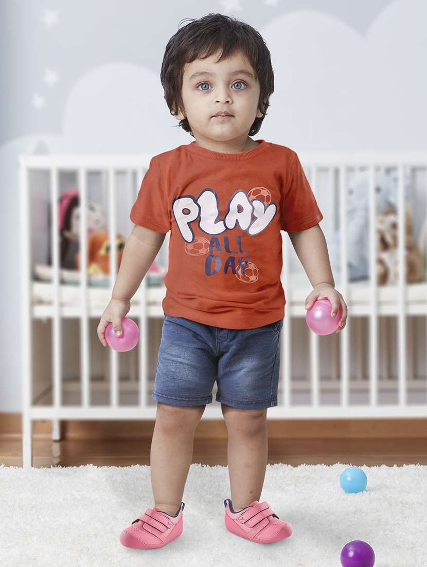 kids round neck cotton t-shirt - 21190417 - Standard Image - 2