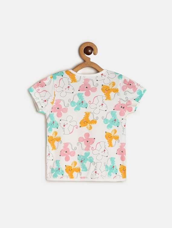 girls set of 3 printed regular tee - 21191190 - Standard Image - 2