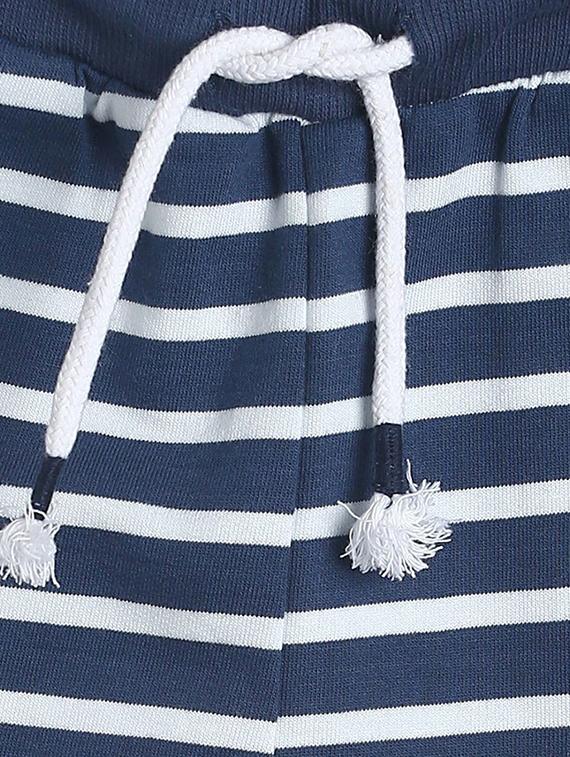 kids striped mid rise shorts - 21191302 - Standard Image - 2