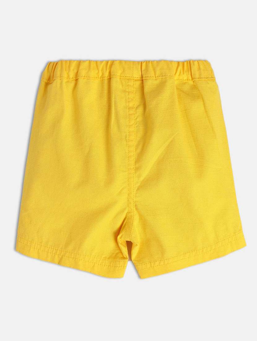 boys mid rise cotton shorts - 21191606 - Standard Image - 2