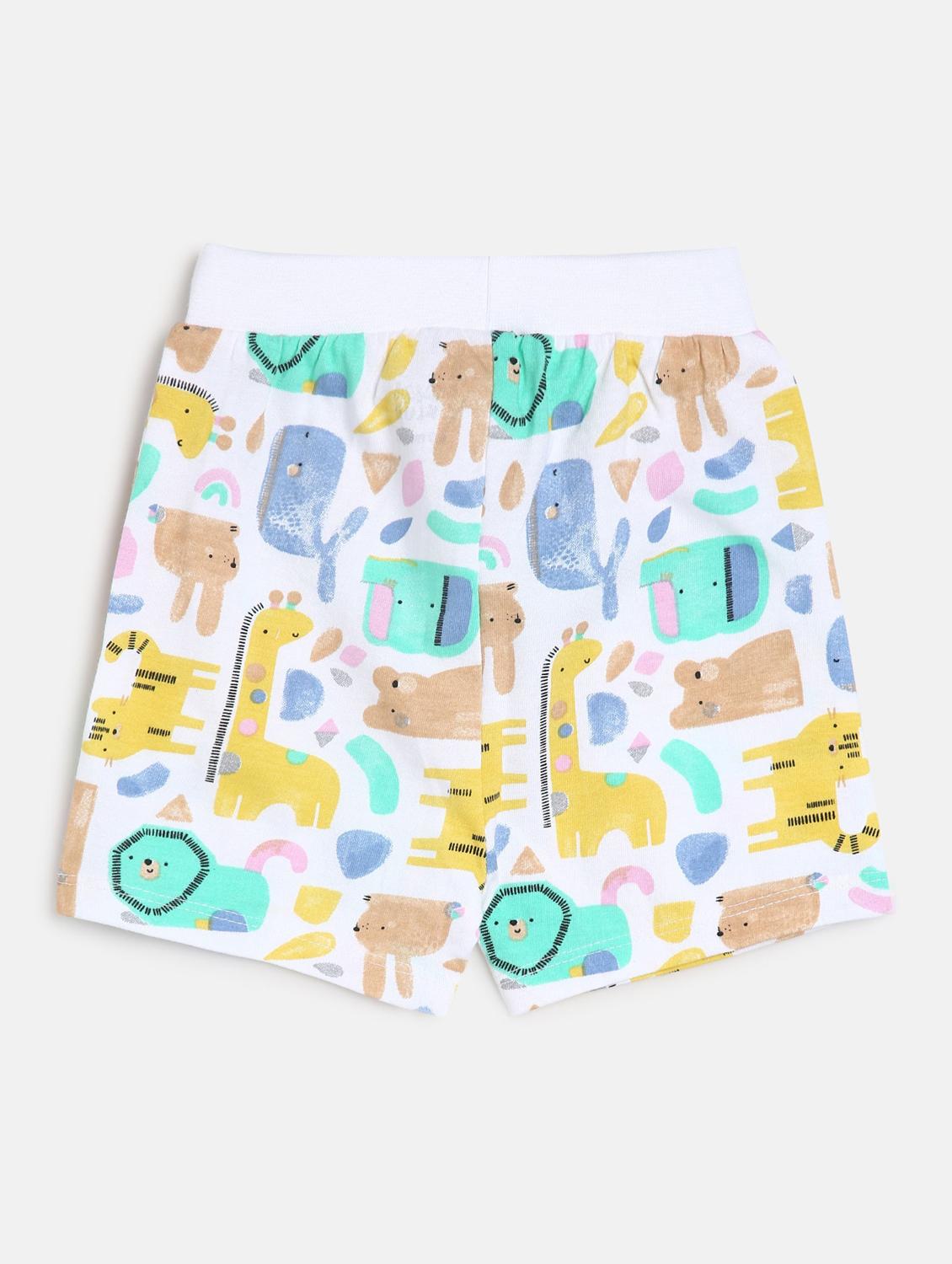 kids pack of 3 cotton shorts - 21191625 - Standard Image - 2