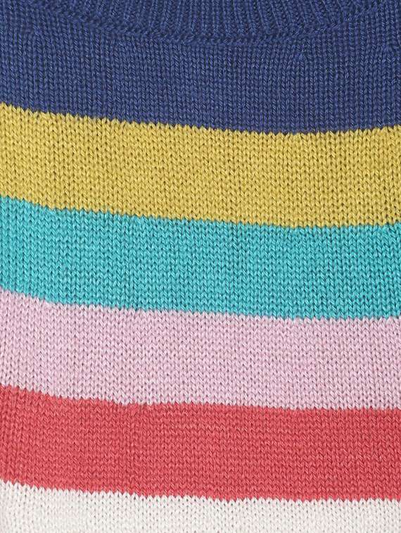 multi colored cotton regular sweater - 21192384 - Standard Image - 2