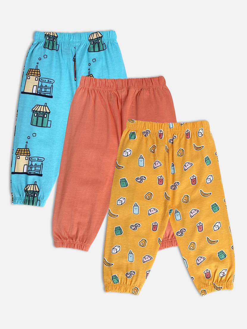 pack of 3 printed trousers - 21192690 - Standard Image - 2