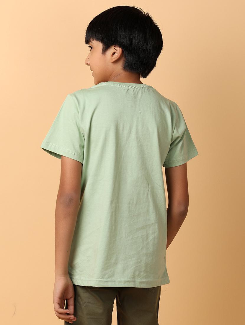 light green cotton single jersey tshirt - 21194946 - Standard Image - 2