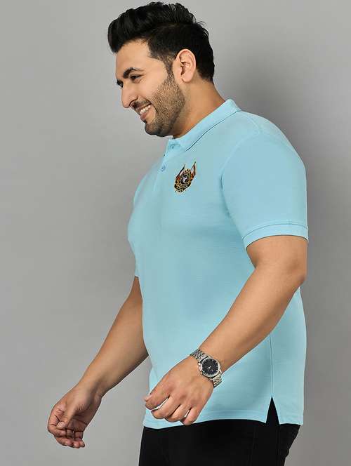 men solid cotton polo t-shirt - 21217520 - Standard Image - 0