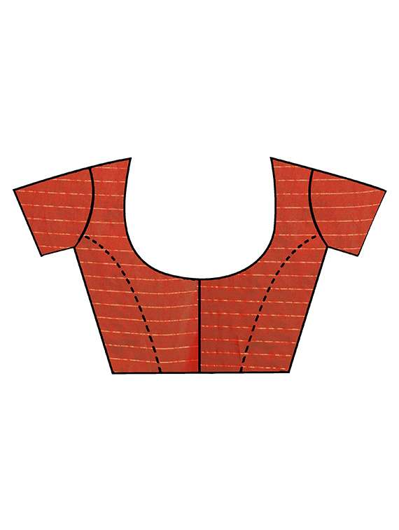 women checkered handloom saree with blouse - 21217641 -  Standard Image - 2