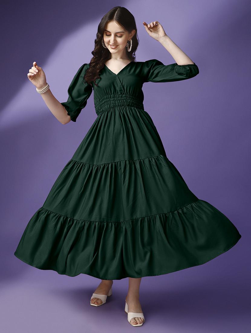 women solid casual western dress - 21220811 - Zoom Image - 0