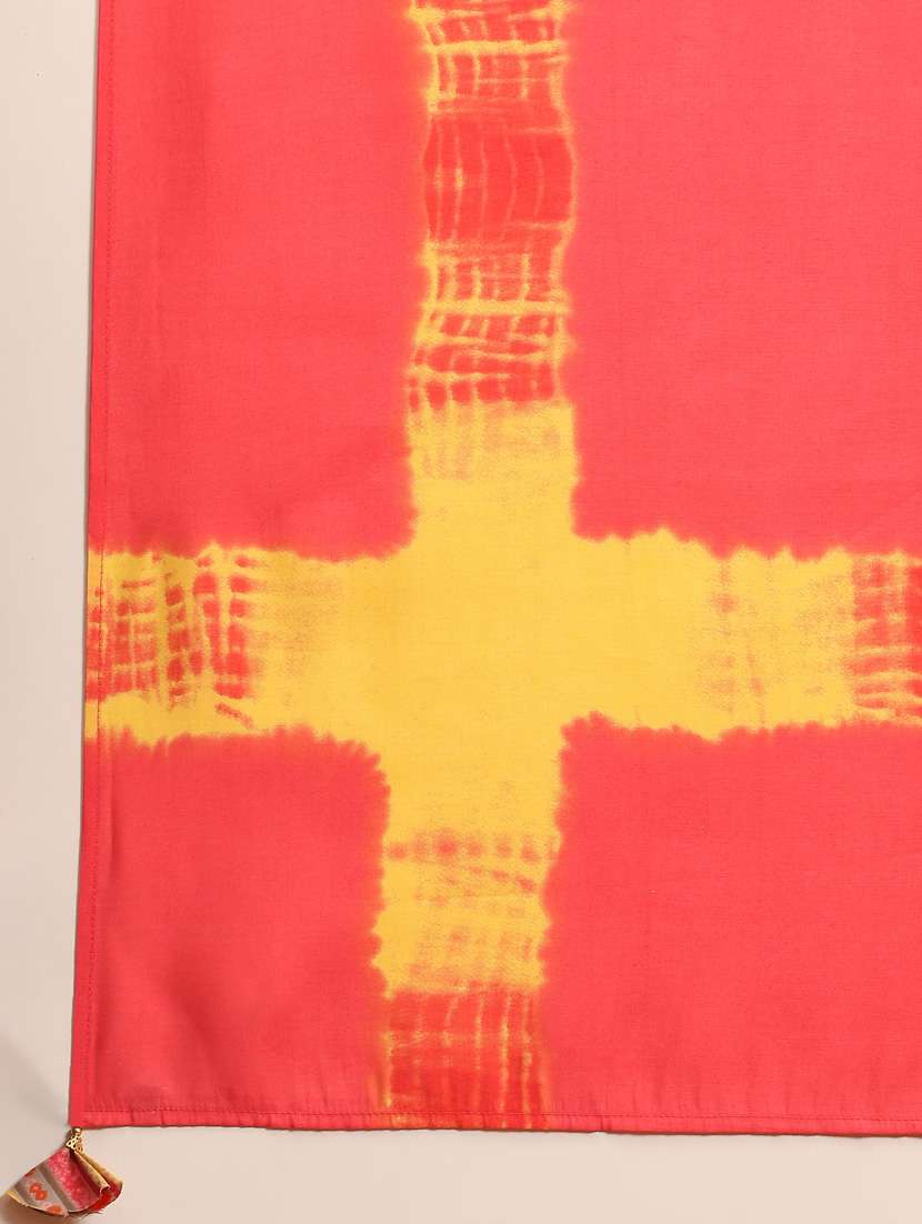 coral muslin kurta dupatta  set - 21221627 -  Standard Image - 7