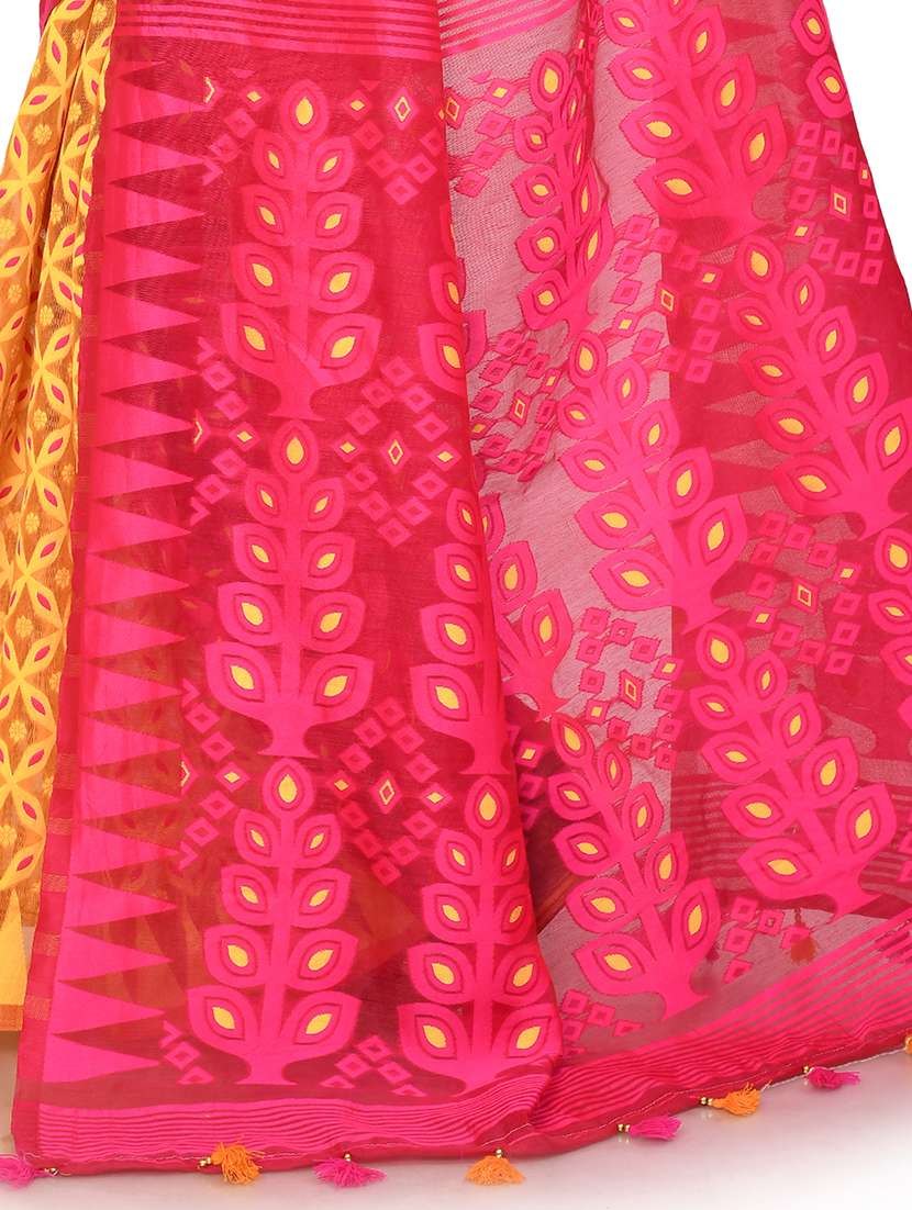 women self design jamdani saree - 21222083 - Standard Image - 2