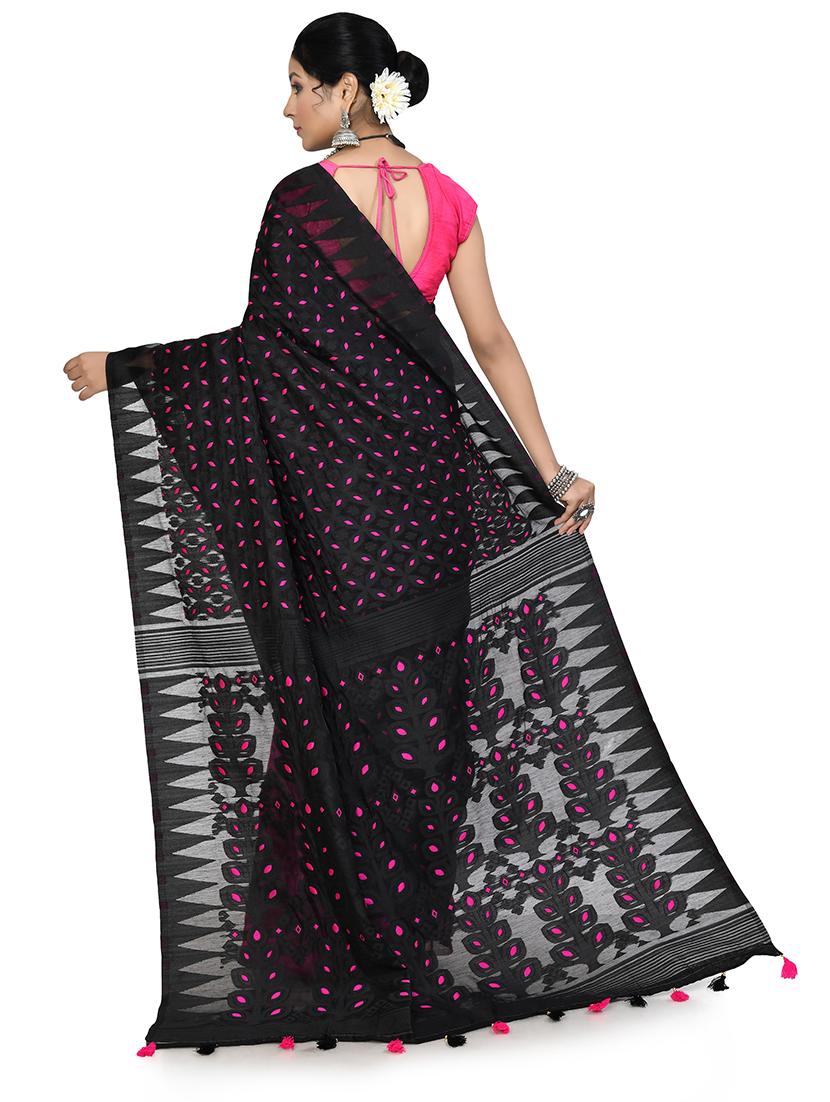 women self design jamdani saree - 21222085 - Standard Image - 2