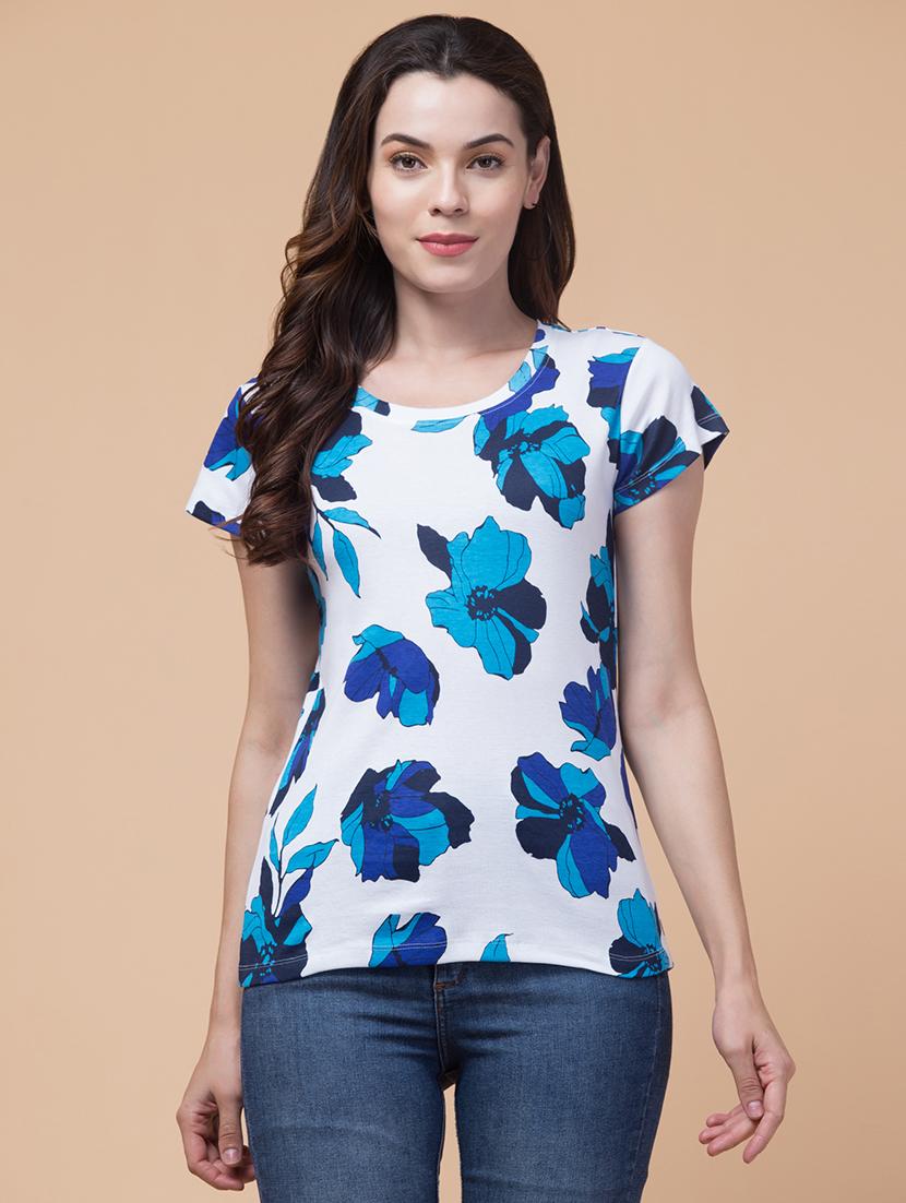 floral printed t-shirt - 21222664 - Zoom Image - 0