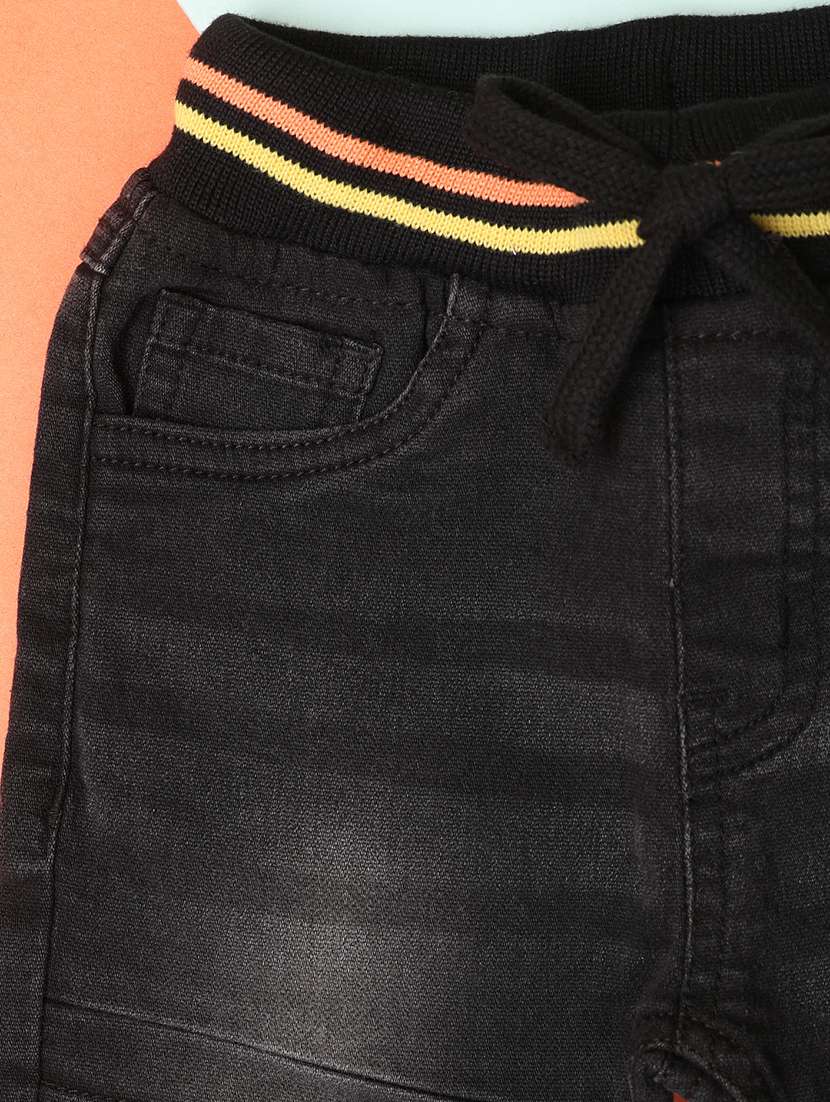 boys black denim plain jean - 21223069 -  Standard Image - 2