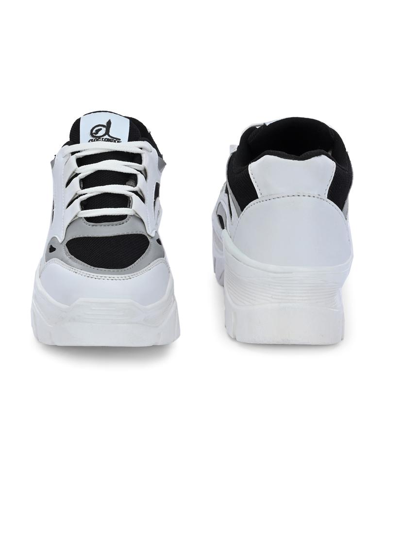 multi colored synthetic laceup casual shoes - 21223644 -  Standard Image - 2