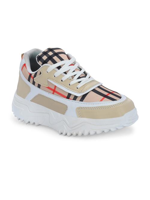 multi colored synthetic laceup casual shoes - 21223645 -  Standard Image - 0