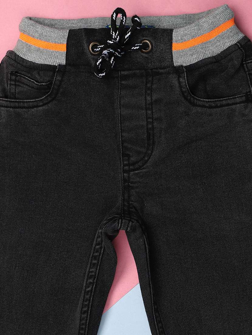 black cotton plain jean - 21224492 -  Standard Image - 2