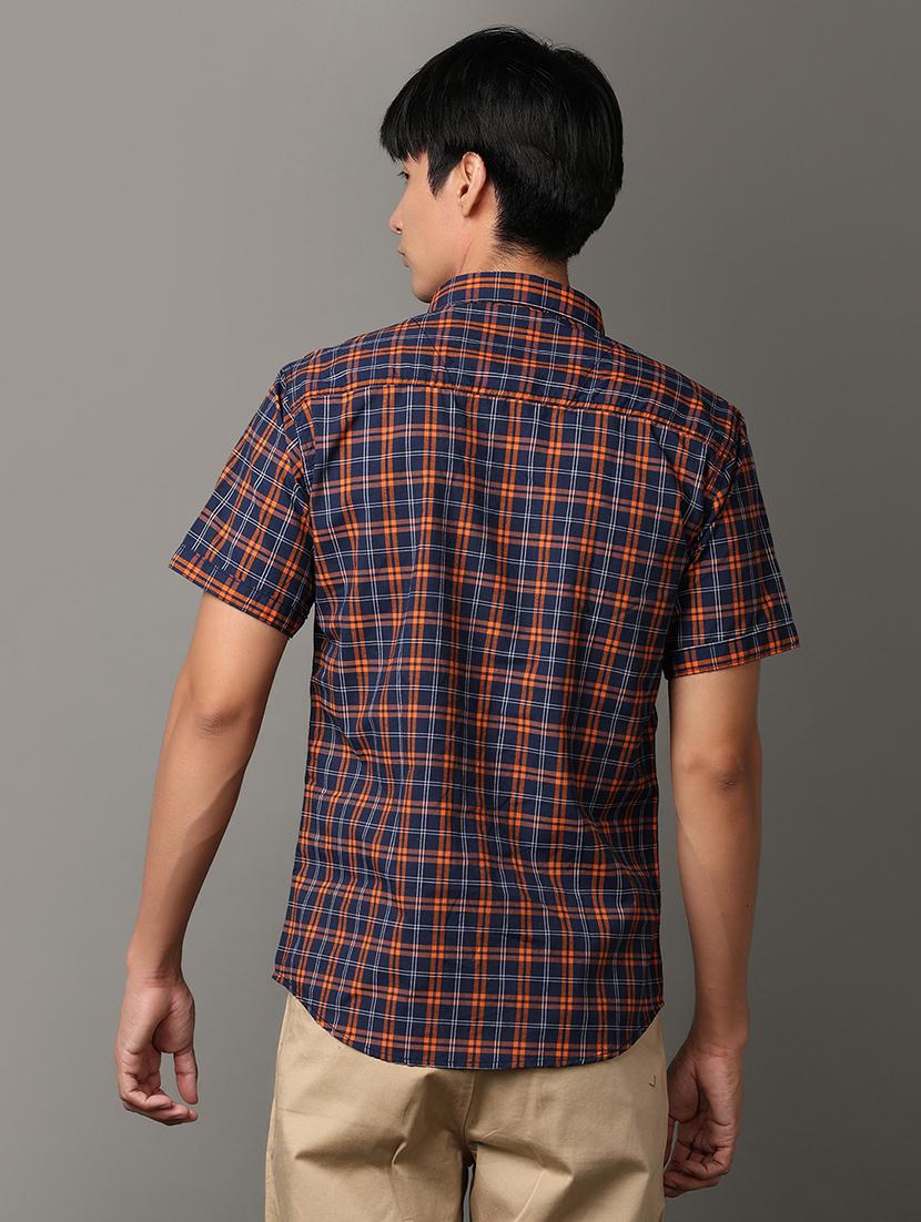 men collared neck short sleeves casual shirt - 21224493 - Standard Image - 2
