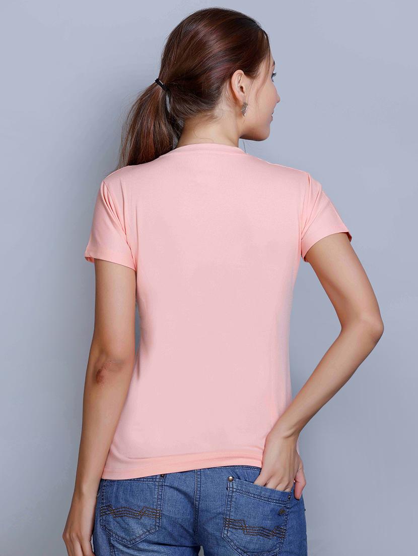 women round neck short sleeves t-shirt - 21224984 - Standard Image - 2