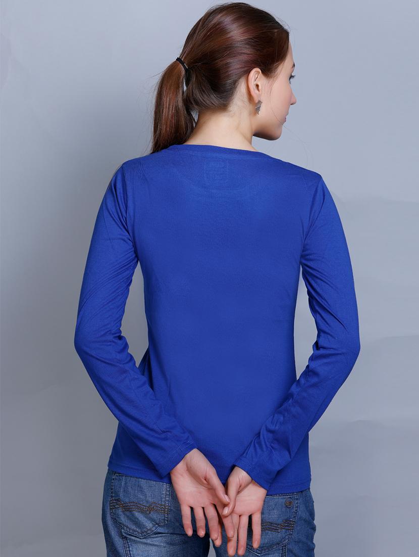 women round neck long sleeves t-shirt - 21224987 - Standard Image - 2