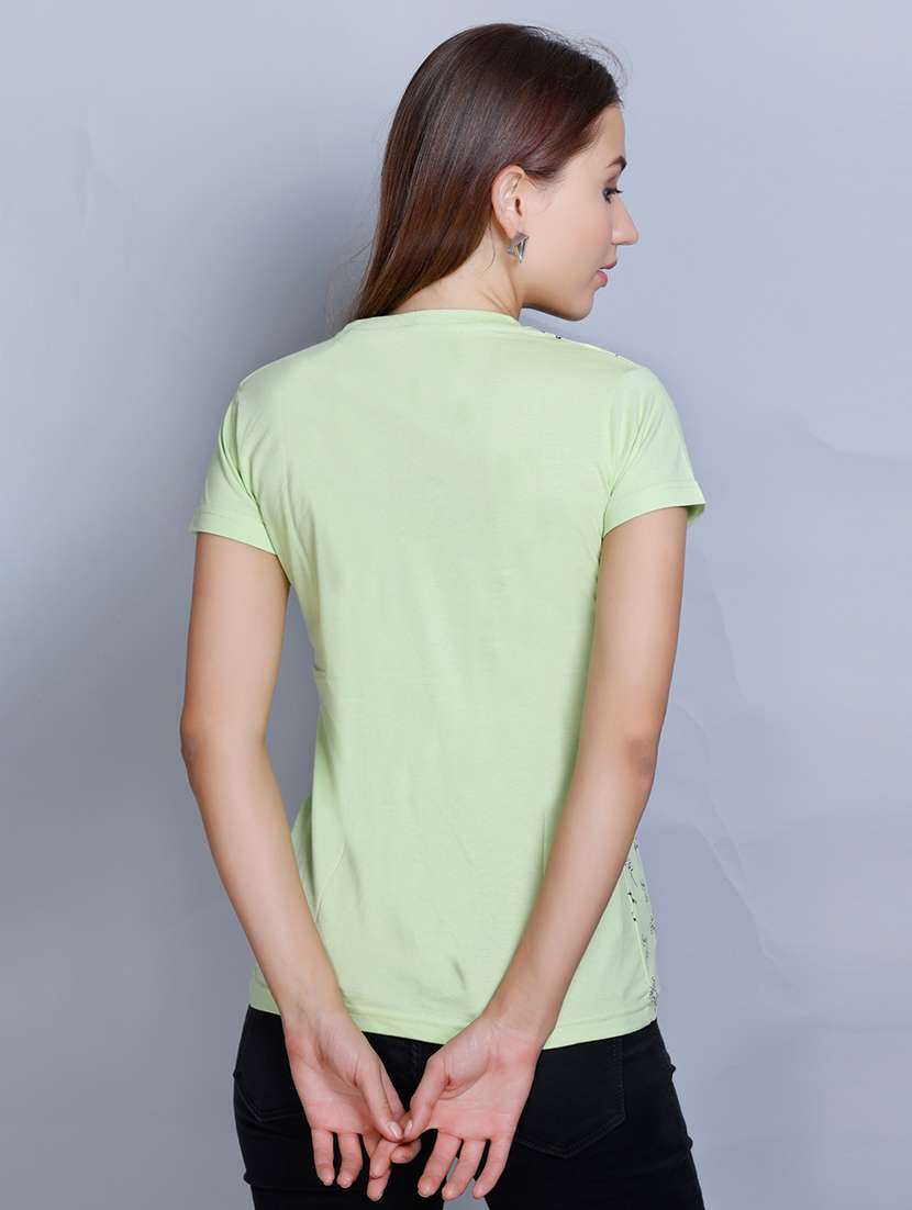 women round neck short sleeves t-shirt - 21224989 - Standard Image - 2