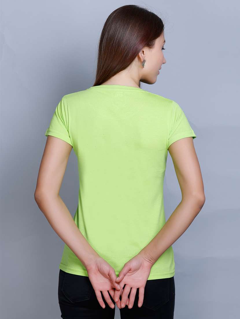 women round neck short sleeves t-shirt - 21224990 -  Standard Image - 2