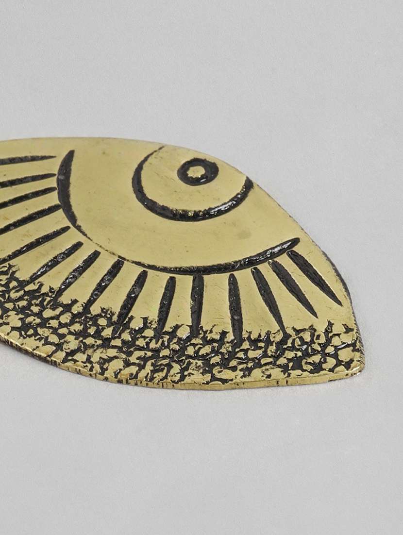 gold metal drop earring - 21225033 - Standard Image - 2