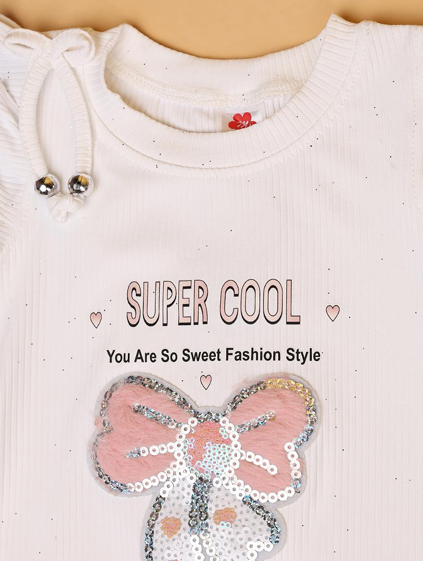 kids girl solid with work skirt top set - 21226981 - Standard Image - 2