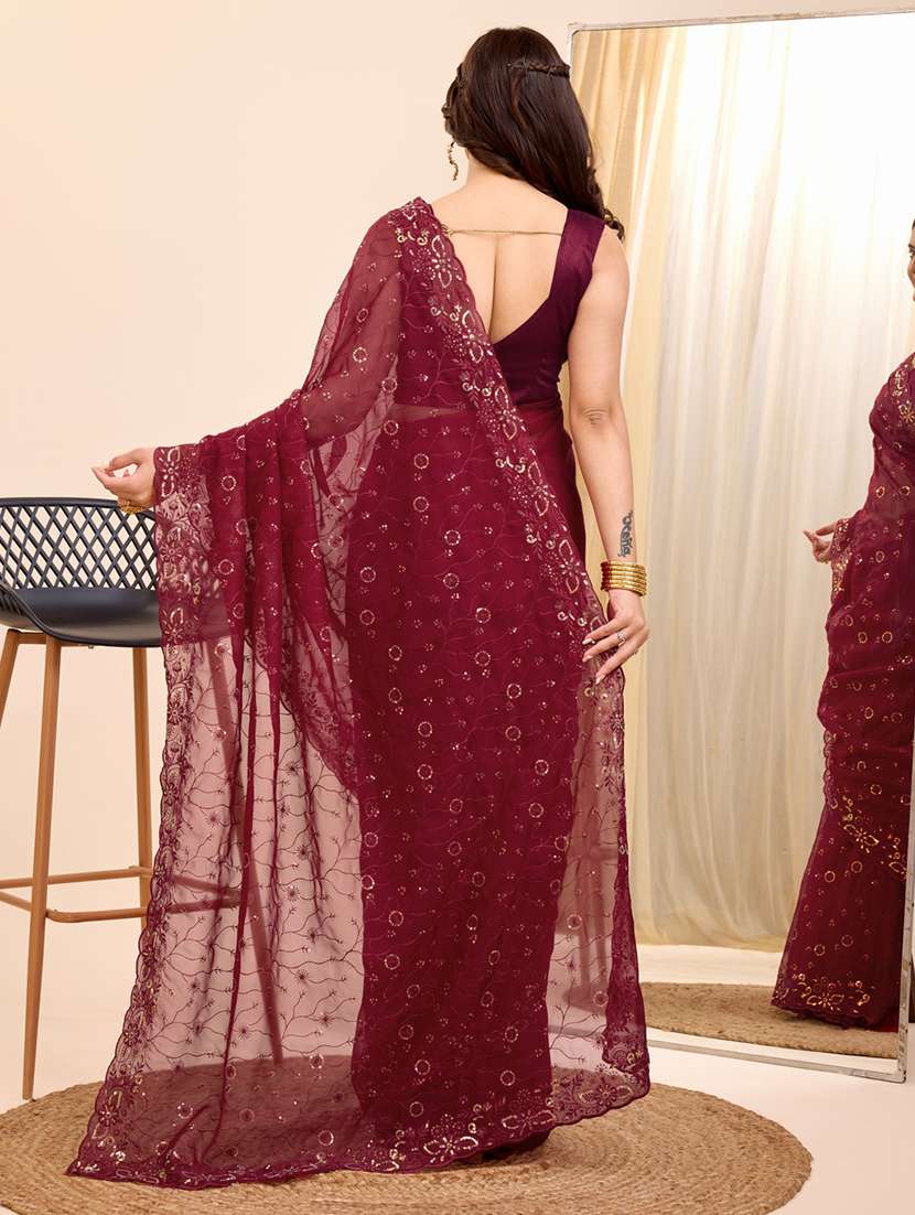 women embroidered saree - 21227198 - Standard Image - 2
