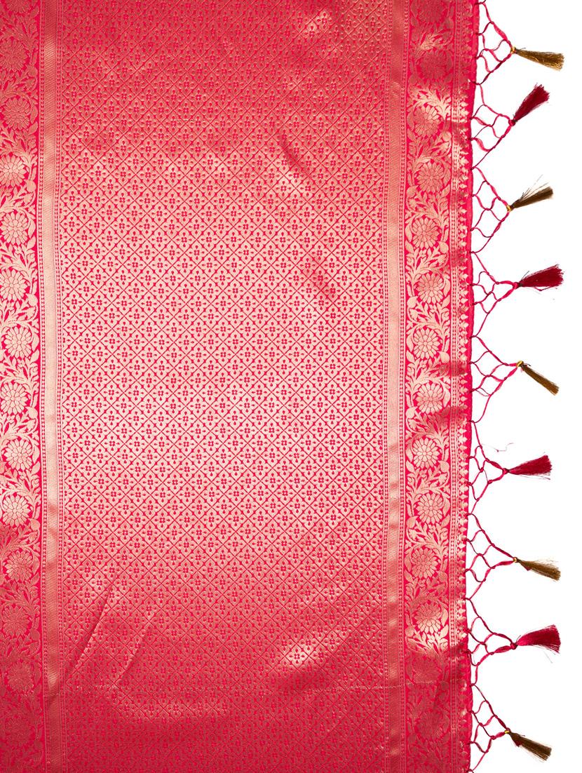 pink art silk kanjivaram saree with blouse - 21227269 - Standard Image - 2