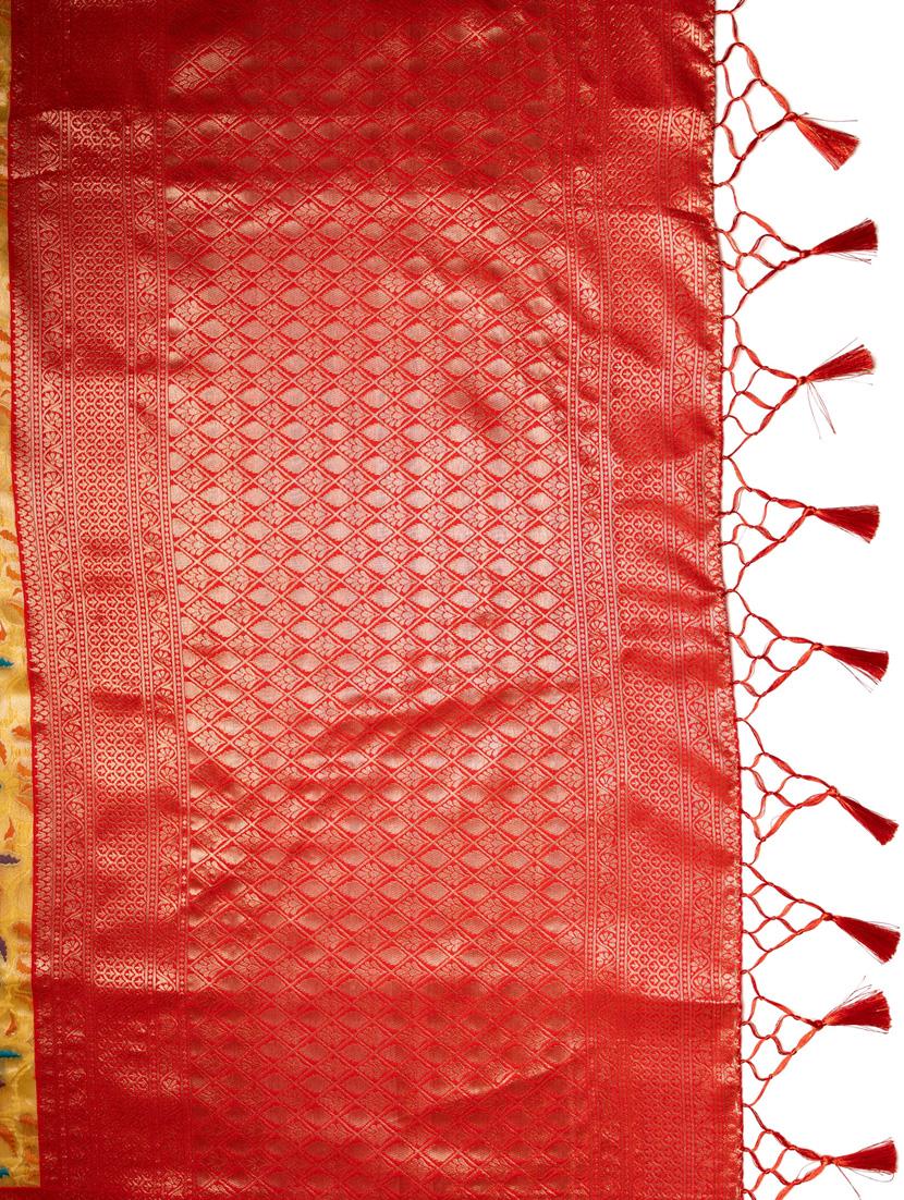 women self design kanjivaram saree with blouse - 21227313 - Standard Image - 2