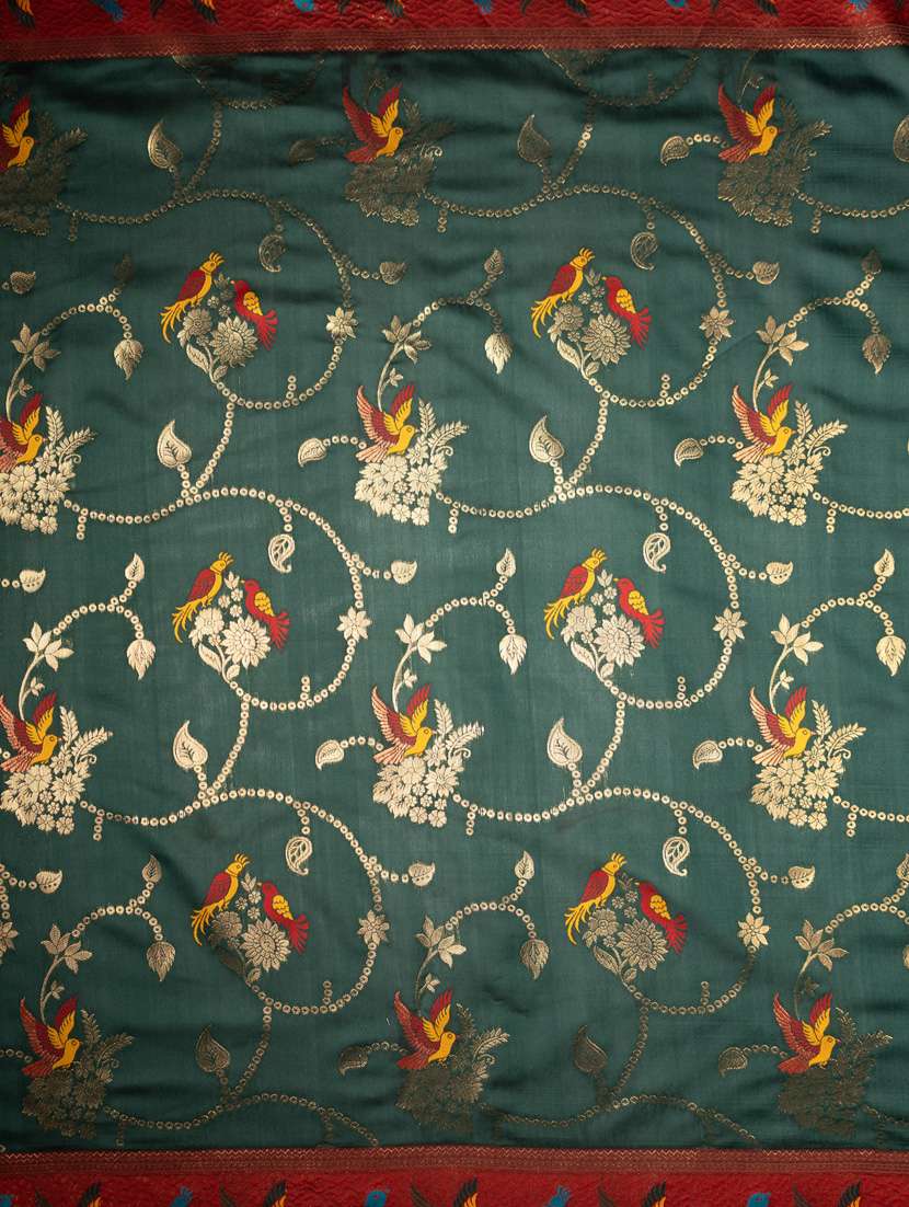 women self design kanjivaram saree with blouse - 21227347 -  Standard Image - 2