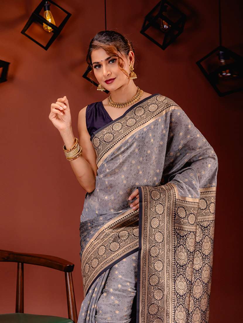 women self design kanjivaram saree - 21227379 - Standard Image - 2