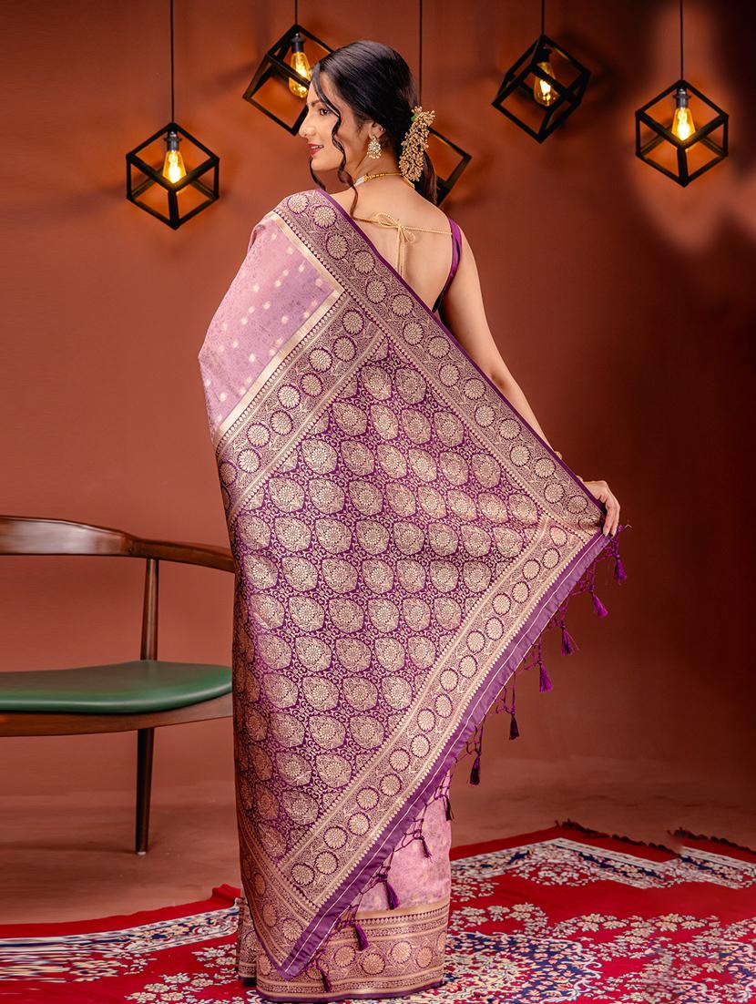 women self design kanjivaram saree with blouse - 21227381 - Standard Image - 2