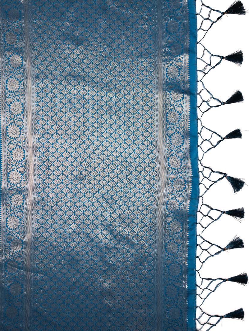 purist blue kanjivaram saree - 21227402 - Standard Image - 2
