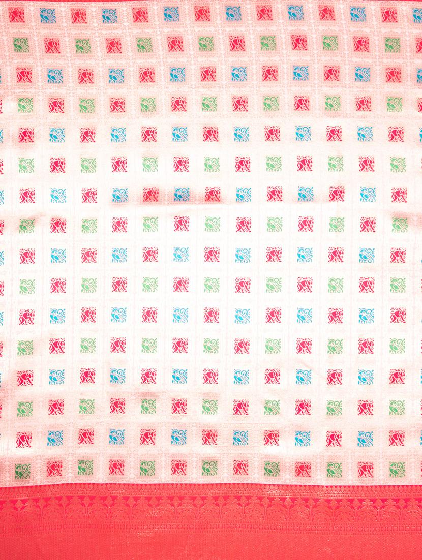 pink art silk kanjivaram saree with blouse - 21227414 - Standard Image - 2