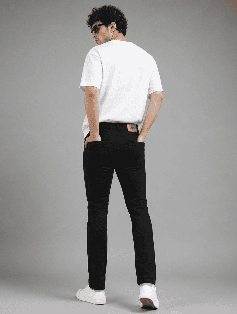 men distress mid rise full length skinny fit jeans - 21227458 -  Standard Image - 2