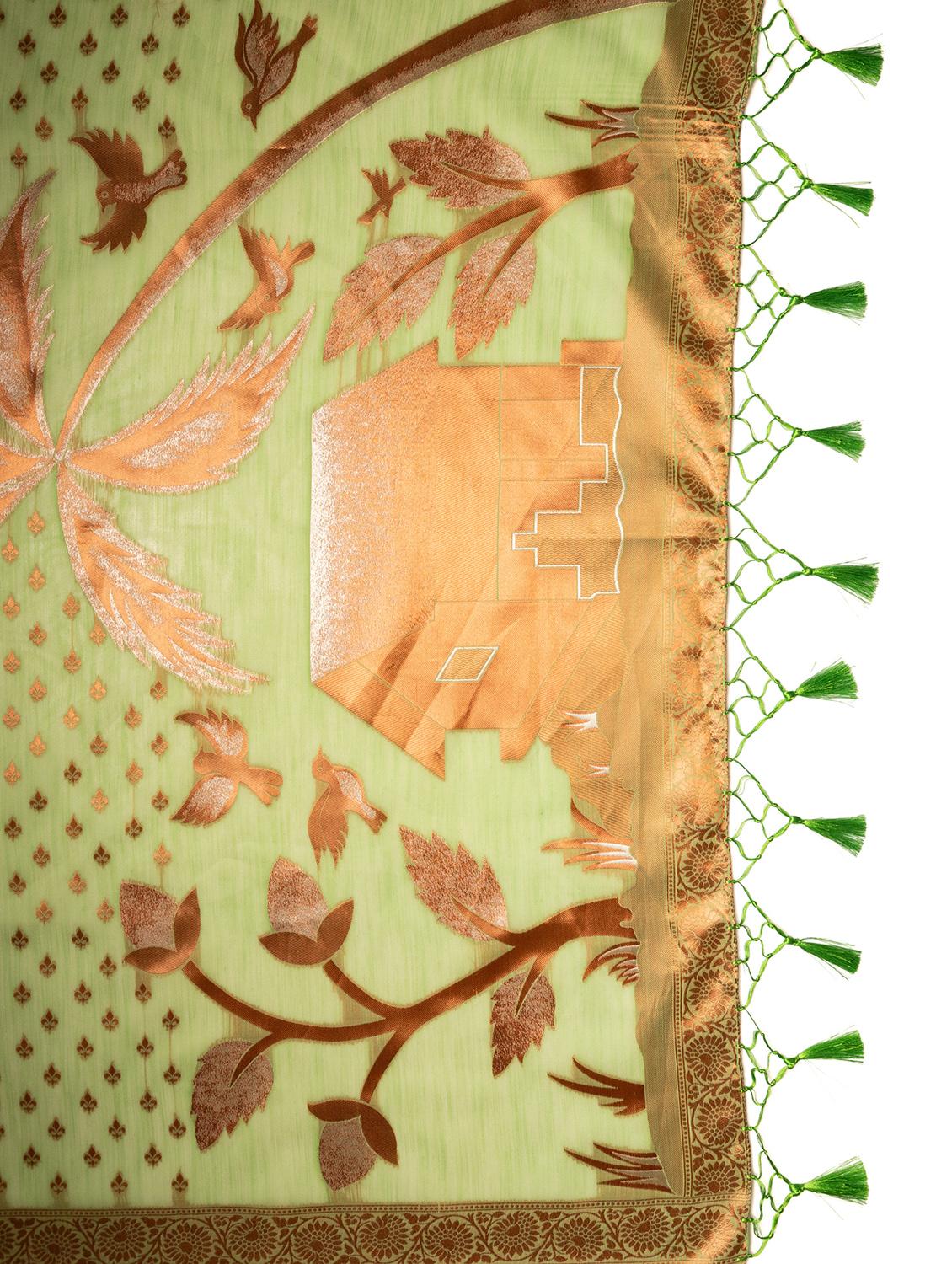 women self-designed handloom saree with blouse - 21227703 - Standard Image - 2