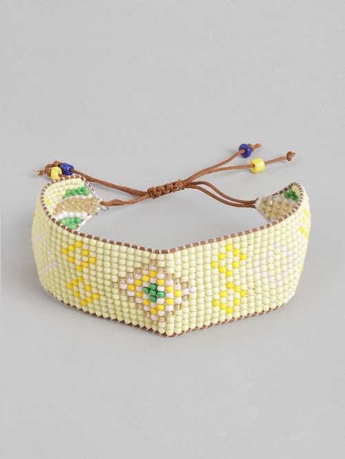 yellow brass cuffs bracelet - 21228666 - Standard Image - 0