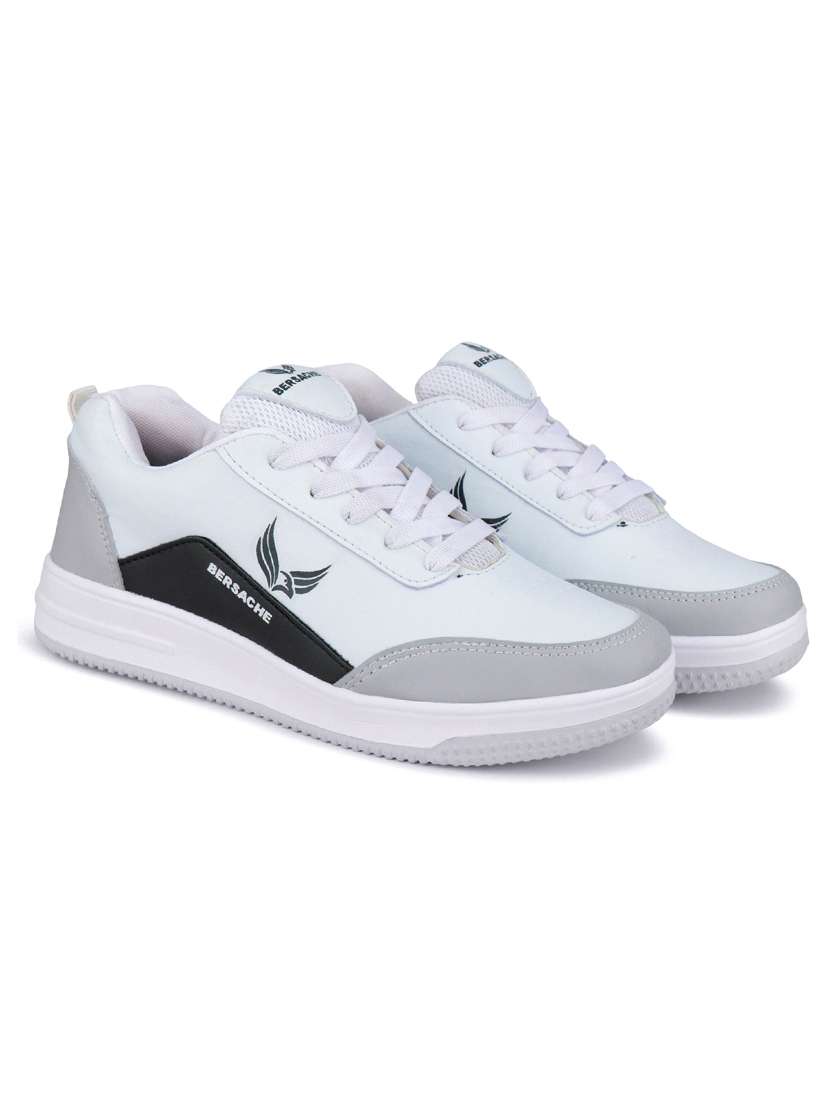 white colourblocked sport shoes - 21228707 -  Standard Image - 2