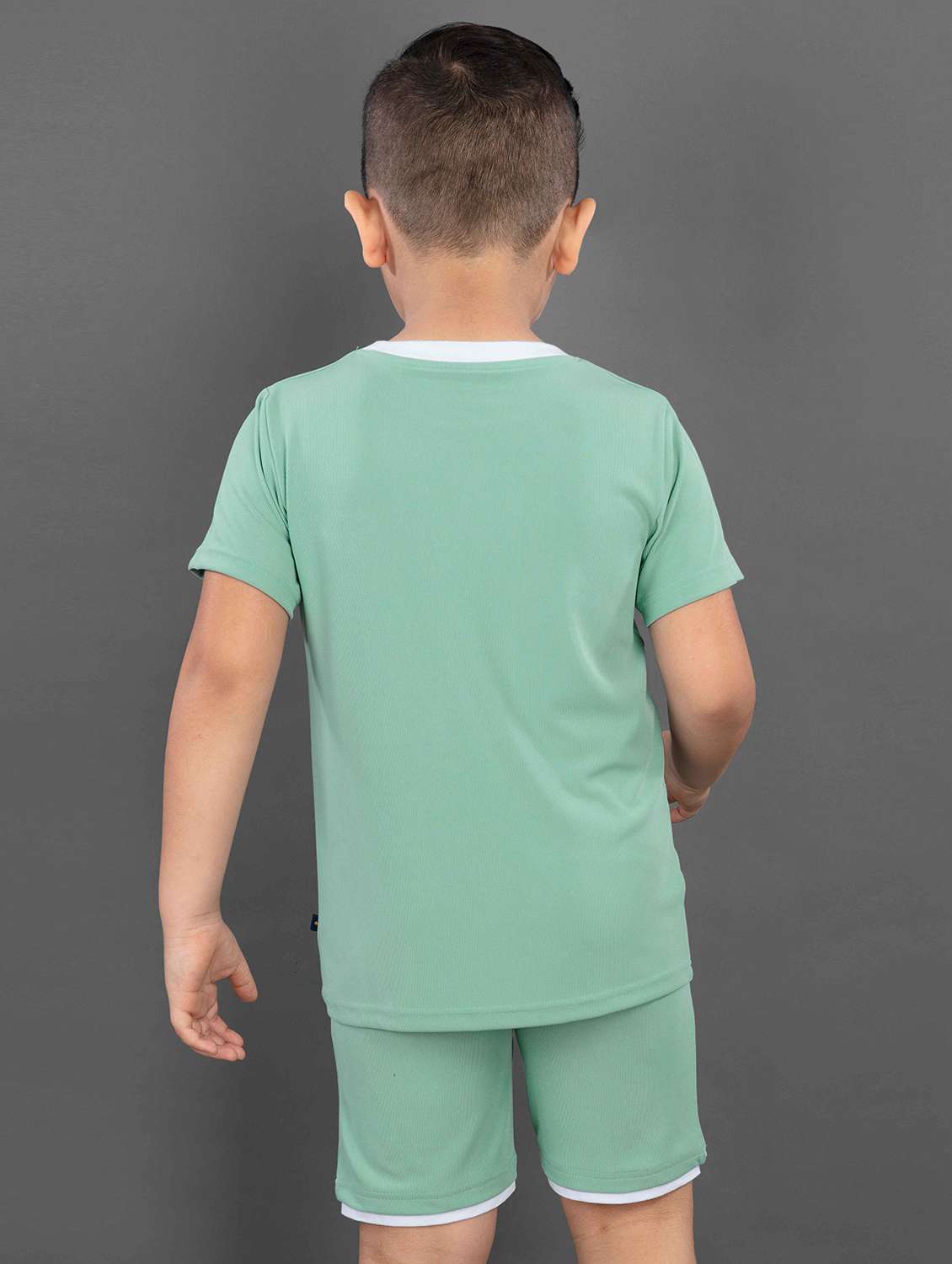 green polyester twin set - 21228718 - Standard Image - 2