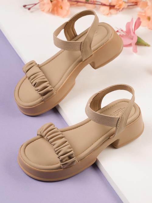 brown slip on sandal - 21229451 -  Standard Image - 0