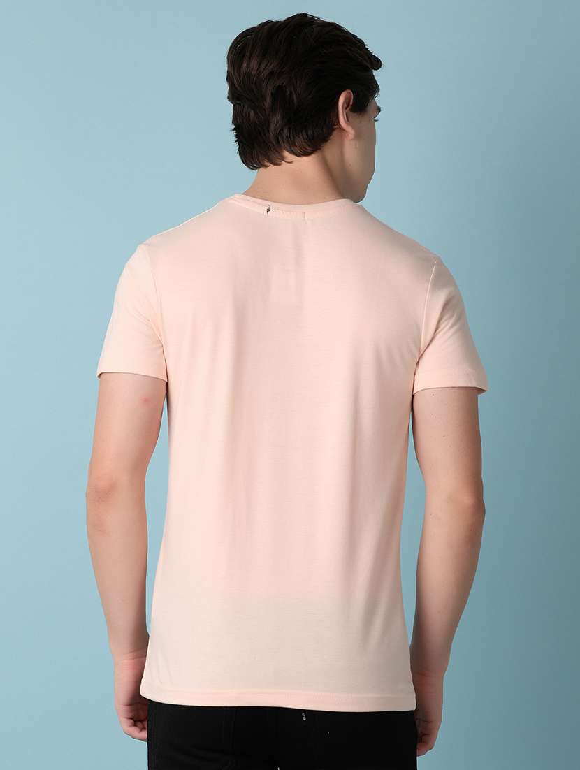 men front print short sleeve t-shirt - 21230164 -  Standard Image - 2